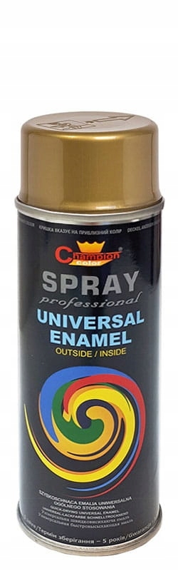 

Farba w sprayu lakier 400ml złota 24 karaty