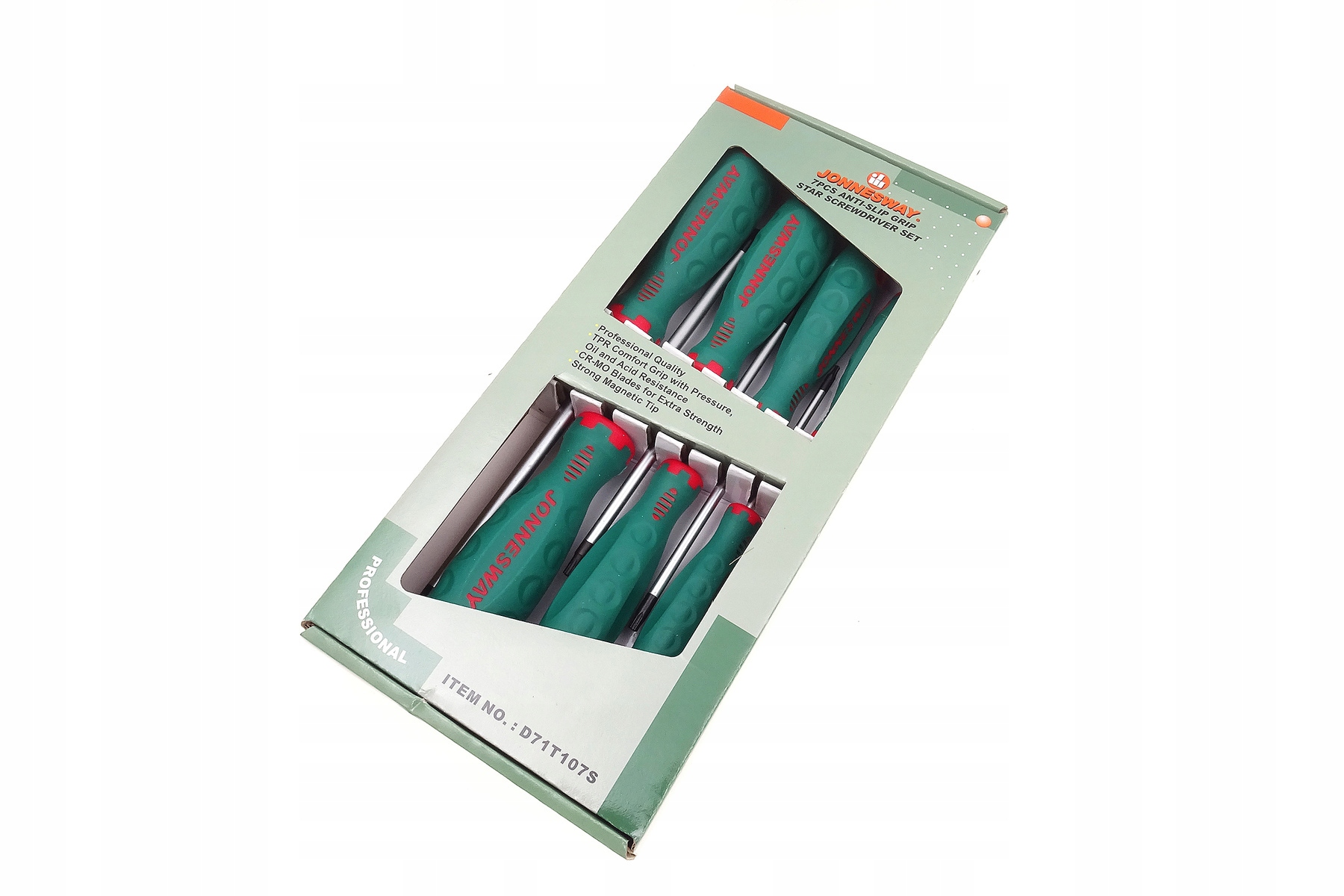 ZESTAW WKRĘTAKÓW TORX 7 SZT. /T10-T40/ JONNESWAY EAN (GTIN) 4719152197877