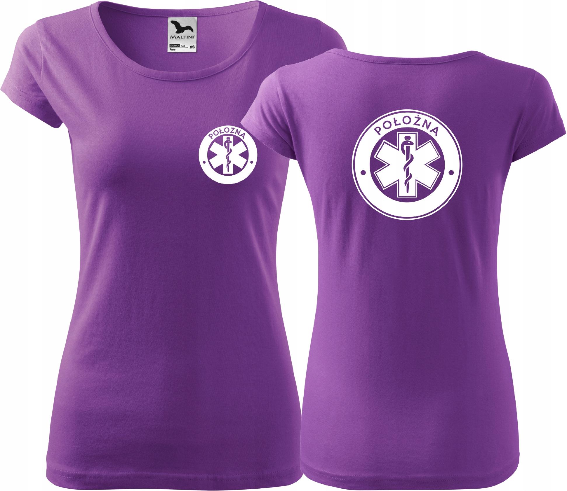 

Damska koszulka medyczna t-shirt Pure Położna L