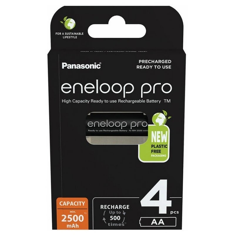 Baterie AA/HR6 2500mAh Panasonic Eneloop Pro, 4 ks (blistr)