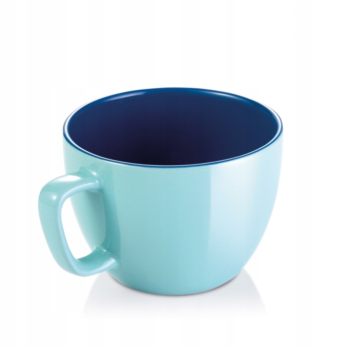 

Kubek Ceramiczny Crema Shine Tescoma 0.6l Błekitny