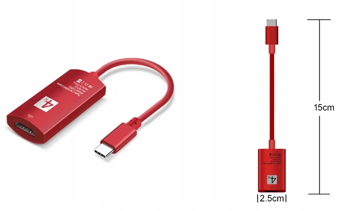 ADAPTER USB C do HDMI 4K KABEL PRZEJŚCIÓWK MacBook Marka inna