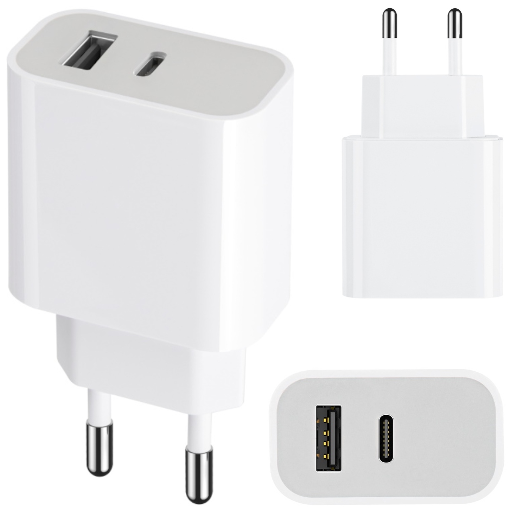 

Ładowarka Szybka Kostka 20W Typ C Do iPhone 12 13