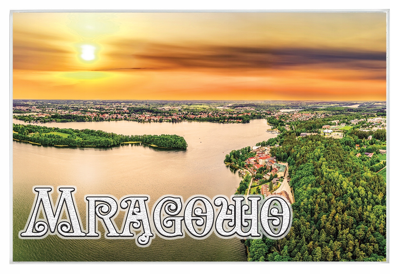Magnesy na lodówkę miasta - MRĄGOWO