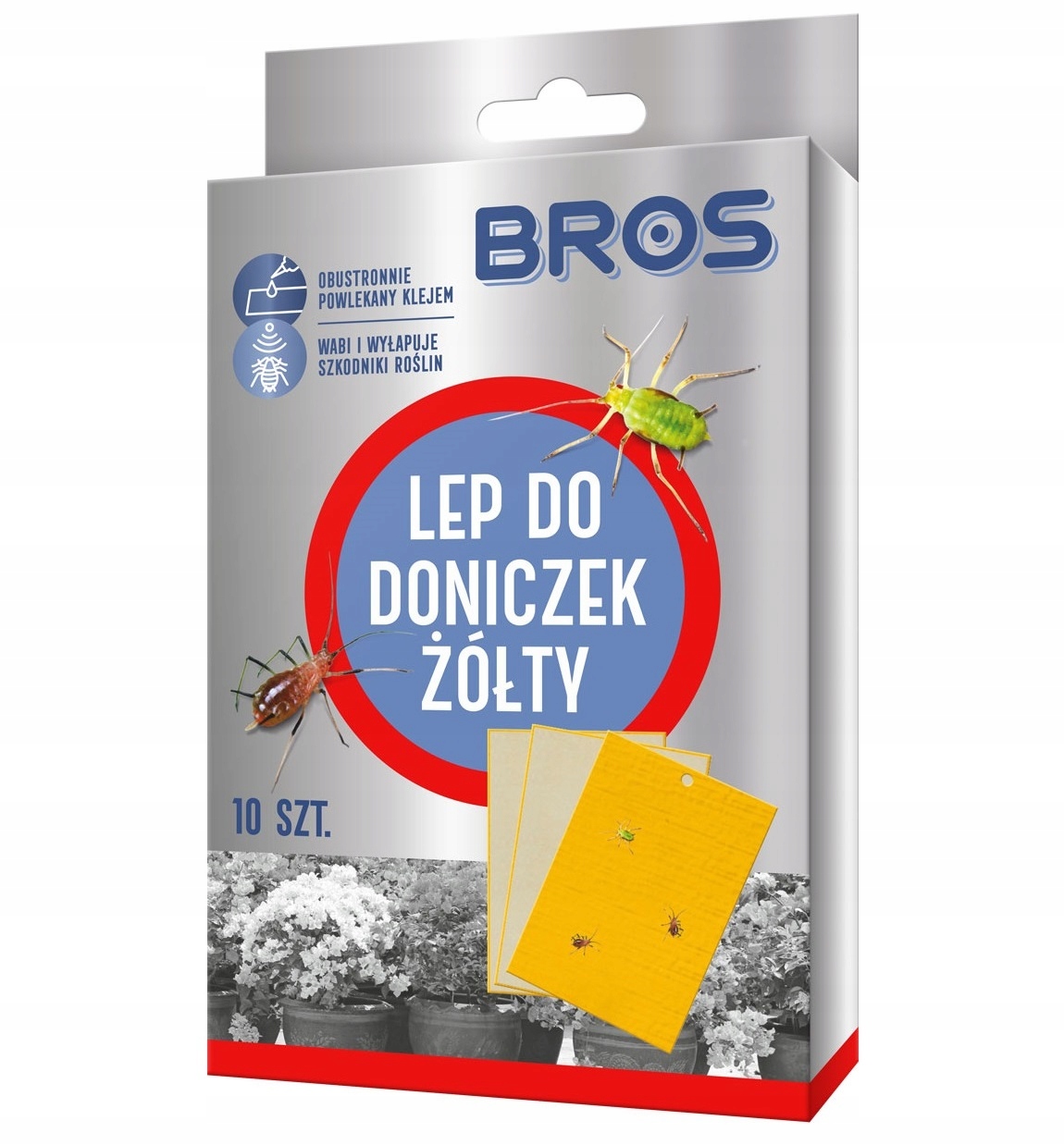 

Bros Lep do Doniczek 10szt wyłapuje szkodniki!