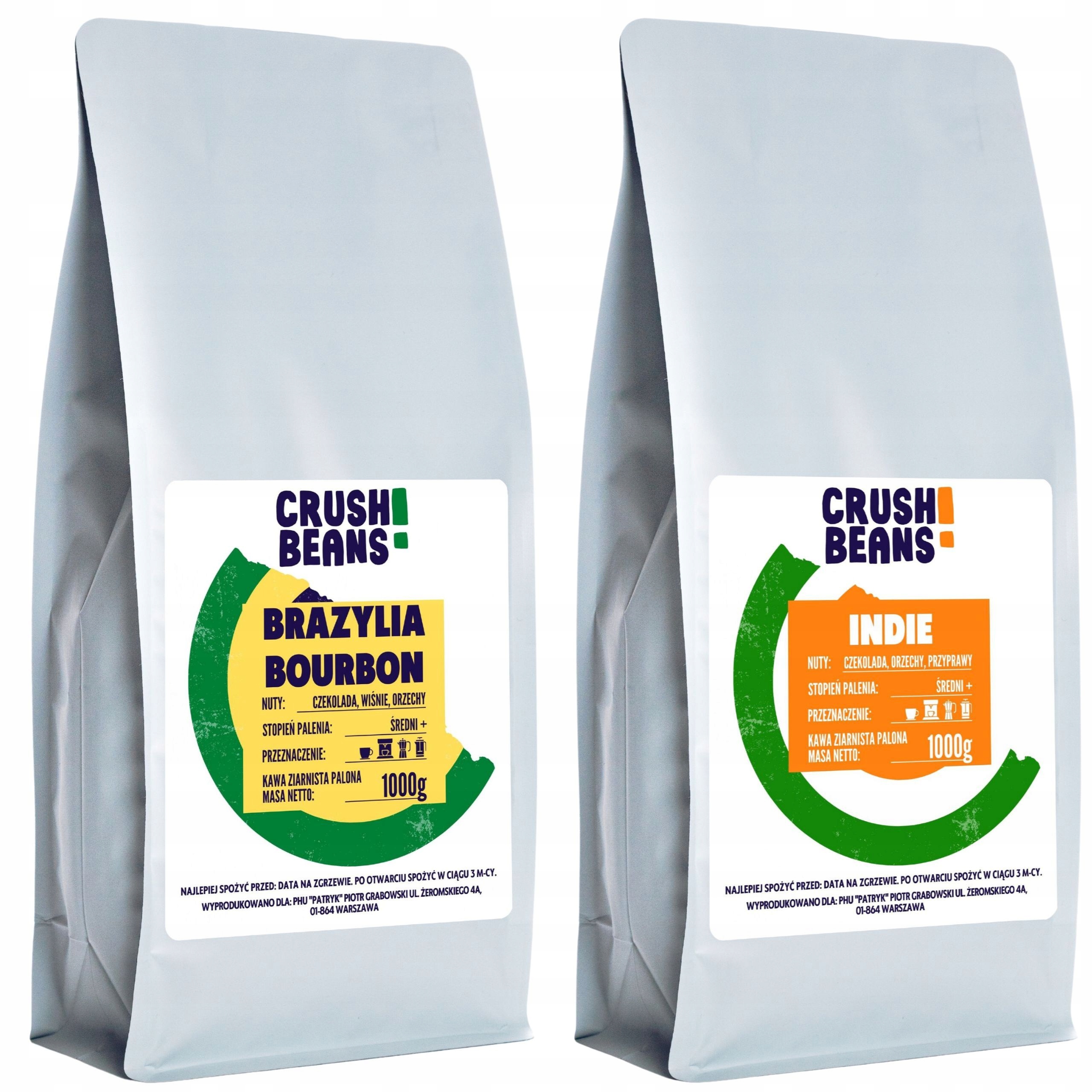 Levně Káva zrnková arabica 2kg Brazílie Bourbon Indie