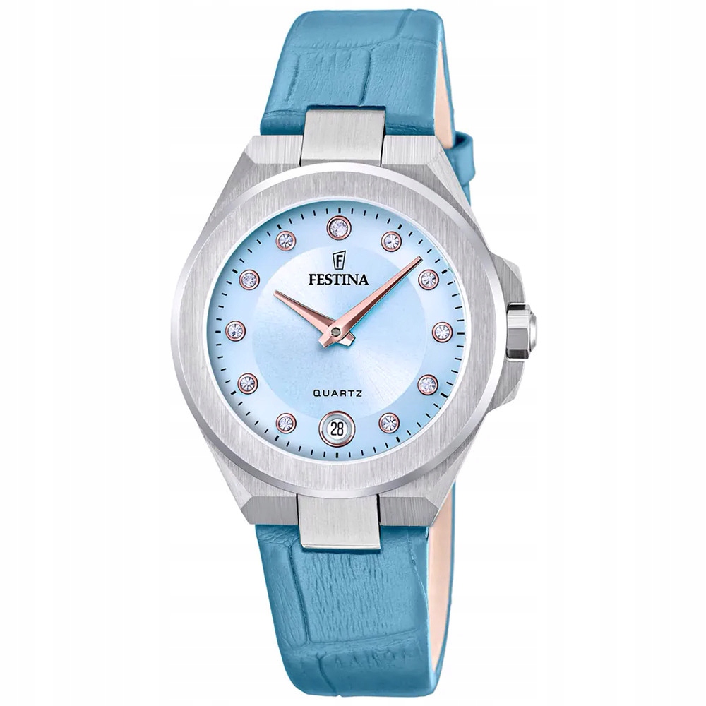 Dámské hodinky Festina F20701-3 Zirkony modré