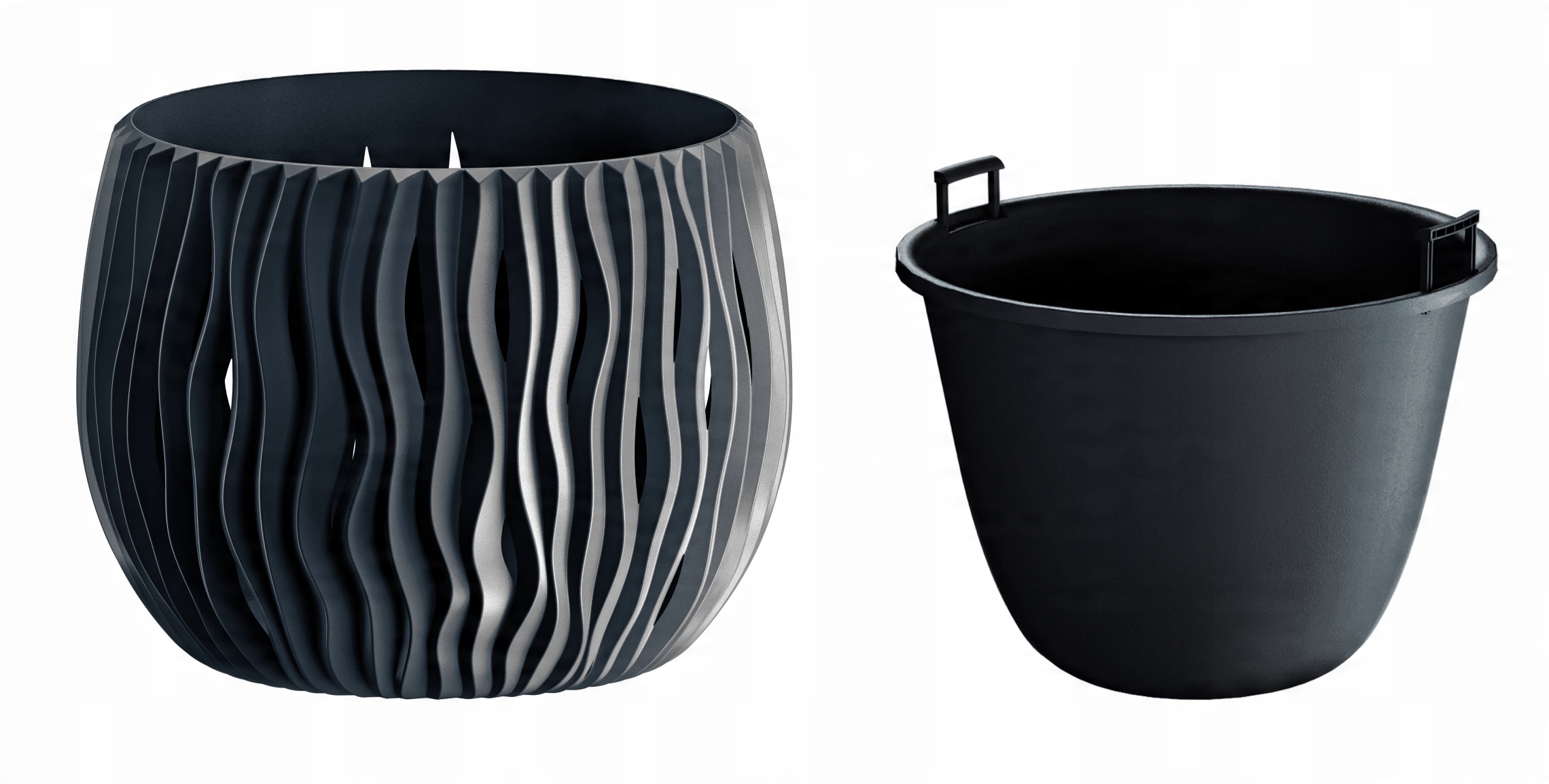 

Doniczka okrągła Sandy Bowl DSK180 + wkład Śr.18cm