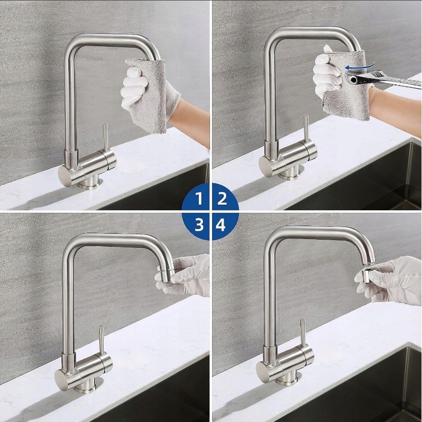 Garvee Bateria 360° Bateria Kuchenna Składana Obrotowa Solidna