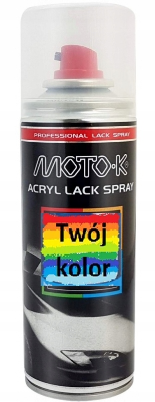 Lakier samochodowy każdy kolor spray 200 ml Moto-K