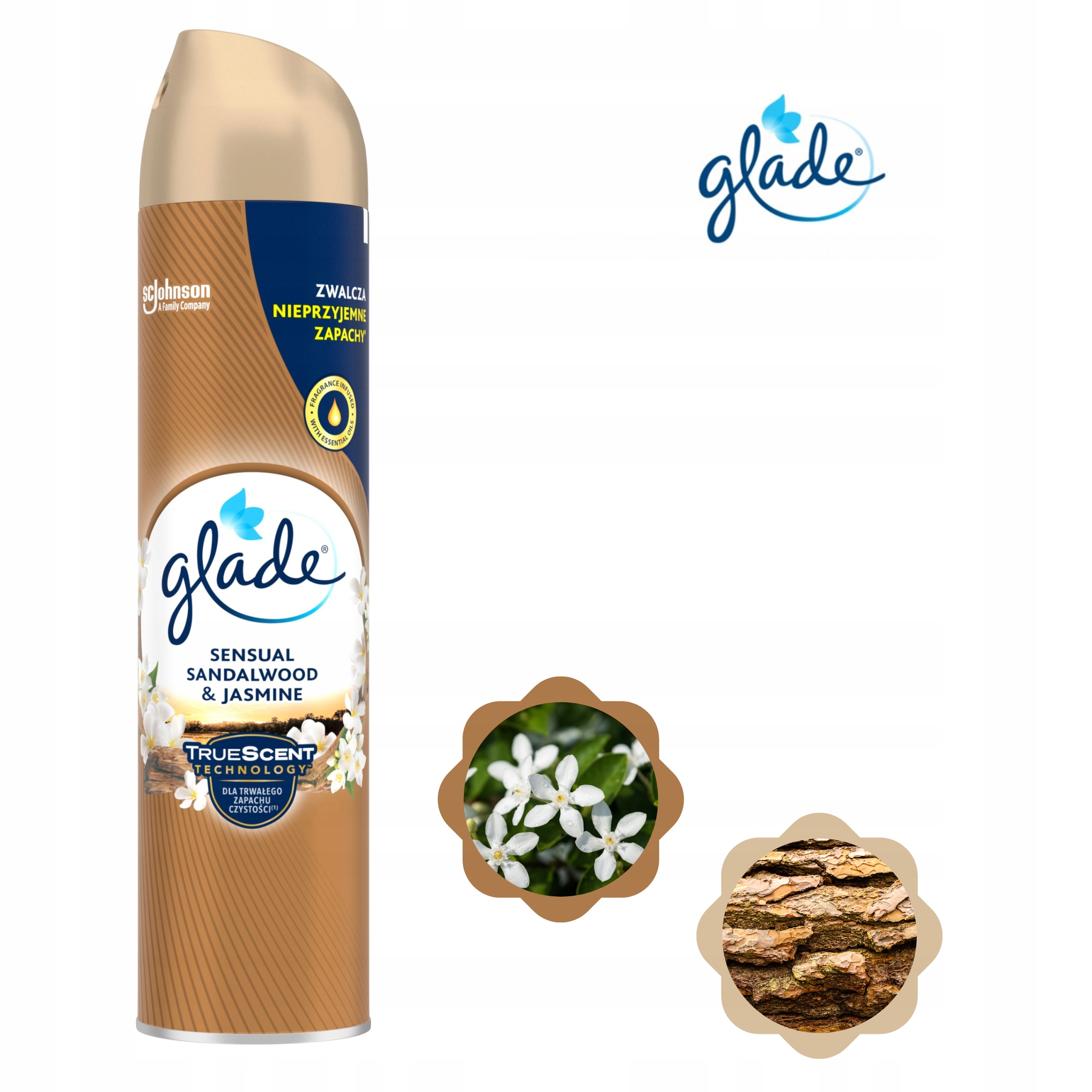 

Odświeżacz Powietrza Glade Drzewo Sandałowe 300ml