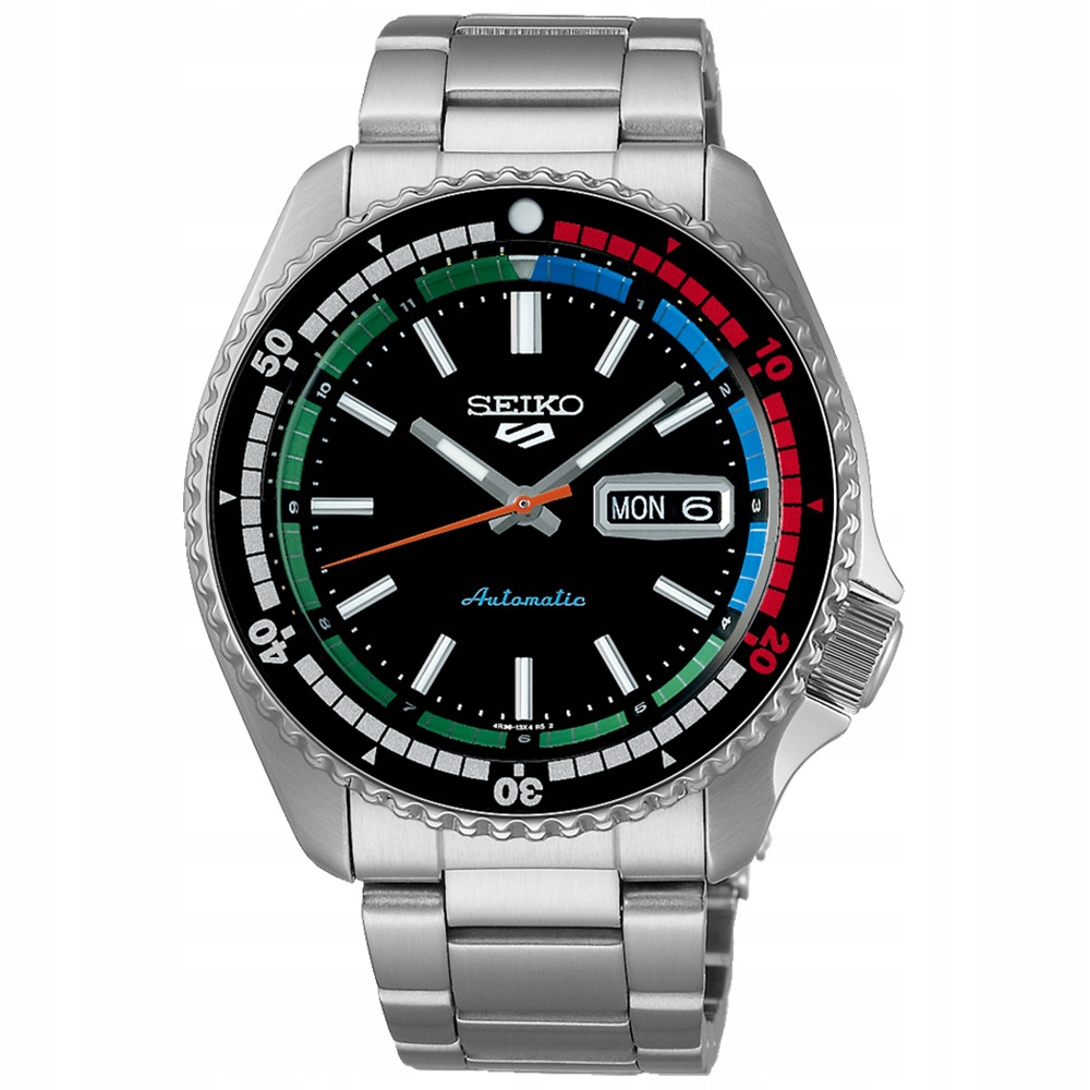 Zegarek Seiko 5 Sports SRPK13K1 Automatyczny New Regatta Timer męski 100M