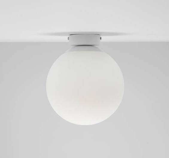 LAMPA STAŁA ŻYRANDOL SUFITOWY PLAFON LOFT SZKLANY KLOSZ KULA NA 1 LED E27 Zawiera baterie nie
