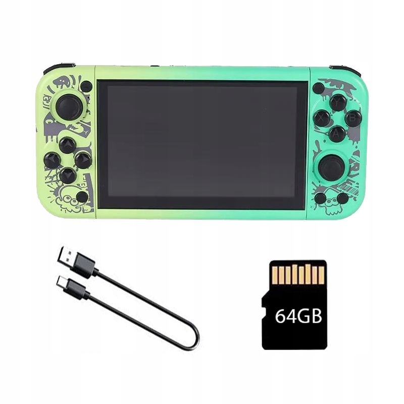 Przenośna konsola do gier G50v emulator video game 19000 gier 64GB 5" cali