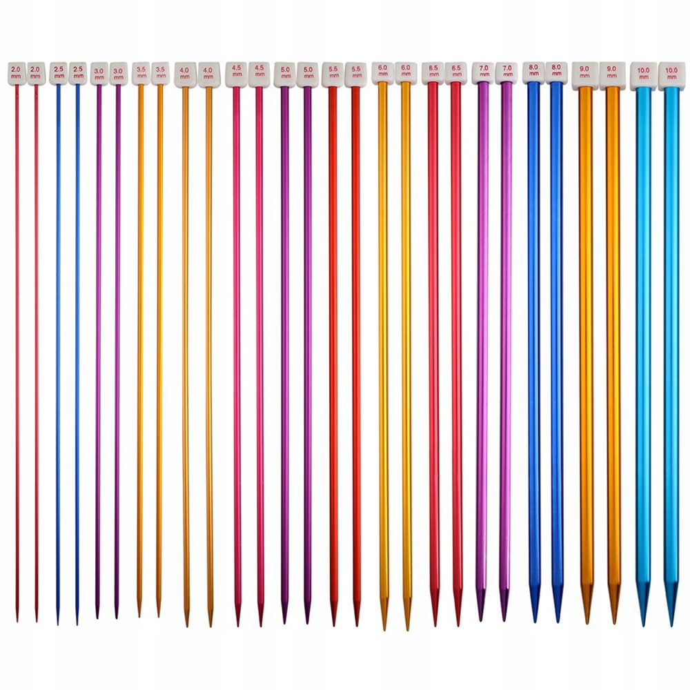 Dráty na pletení hliníková sada na pletení 28ks