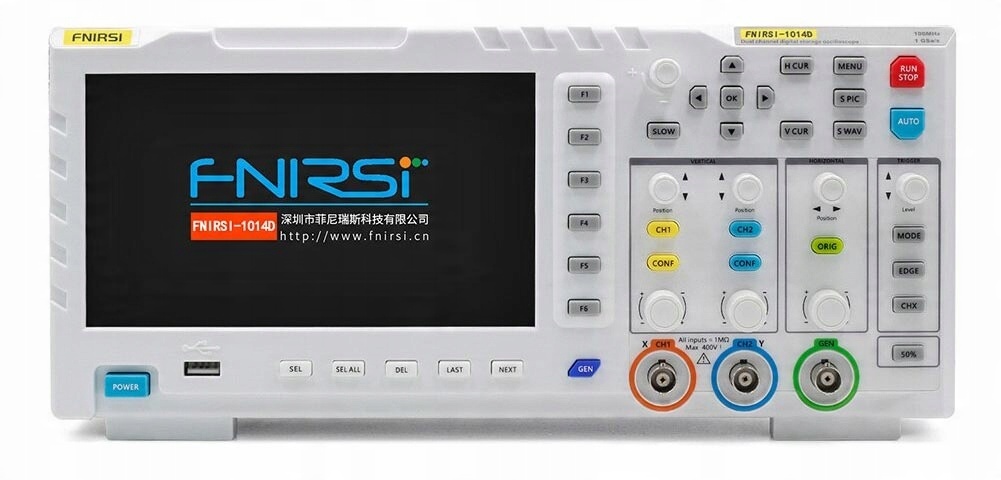 

Fnirsi 1014D oscyloskop cyfrowy 2x100MHz z gen Dds