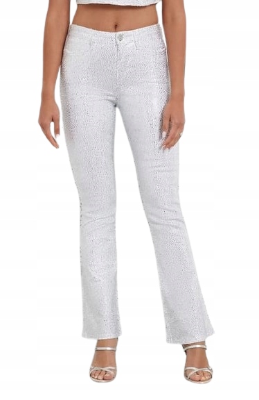 Guess S Vysokým Pasem A Flitry, Dlouhé, Velikost 24/32 CM