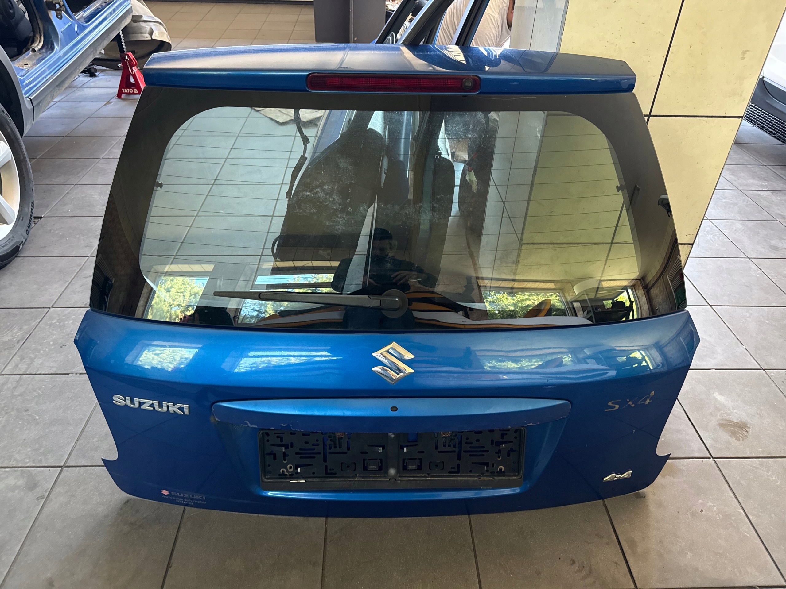 boot door SUZUKI SX4 ZCG blue complete Z with accessories and window