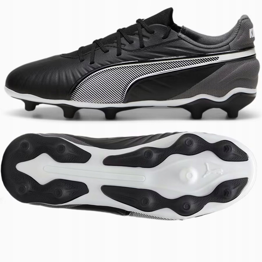 Puma King Match Jr Fg/ag (37) Lankové boty pro děti, černé
