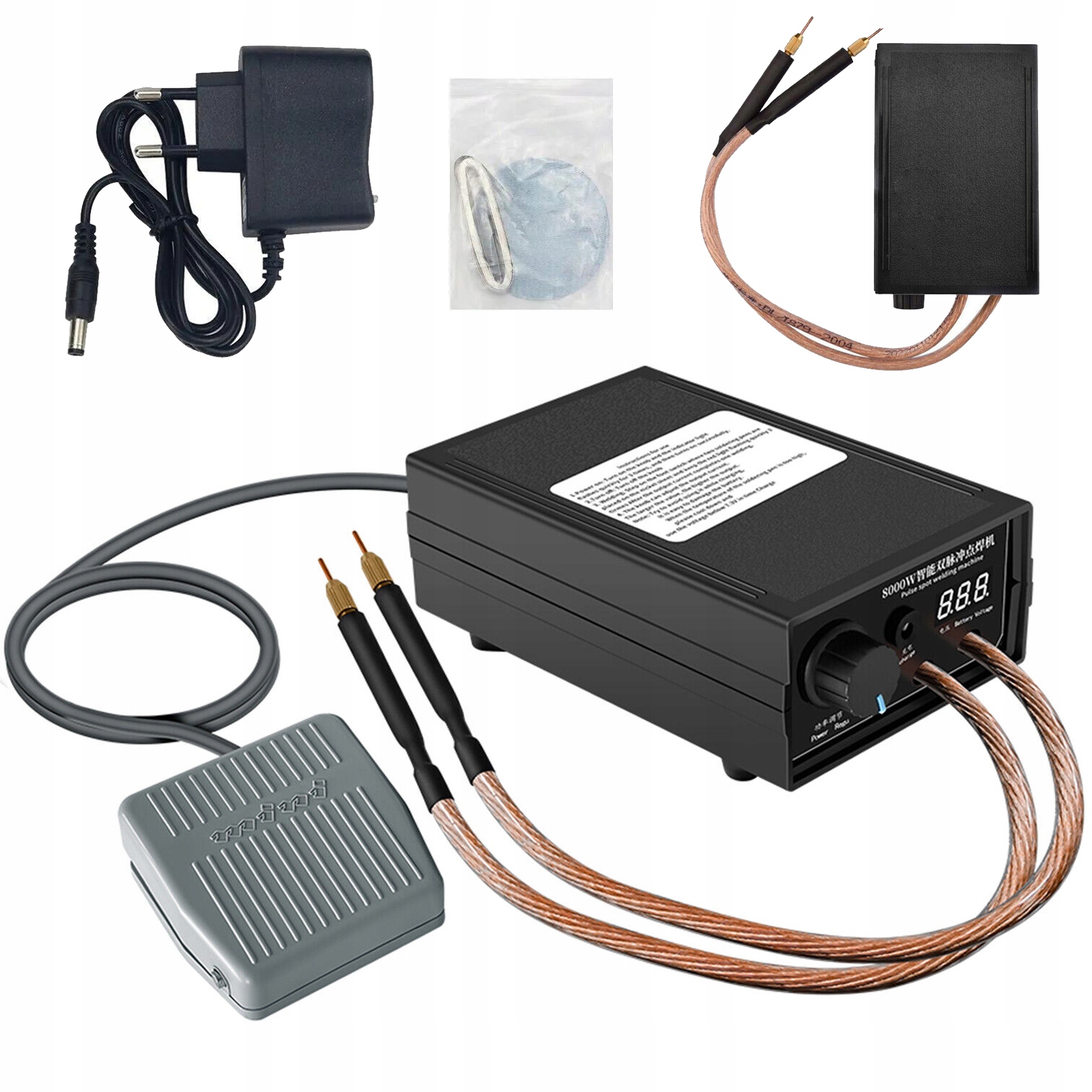 Mini Bodová Svařovací Svářečka Pro Akumulátory 8000 W