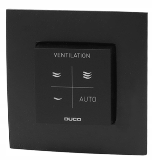 Ovládací prepínač Duco Rf 230 V batéria Čierny ovládač