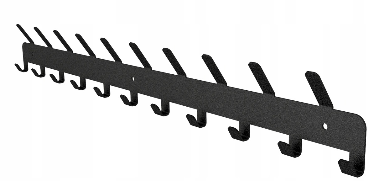 

Wieszak ścienny na ubrania, metal 21 haczyków,