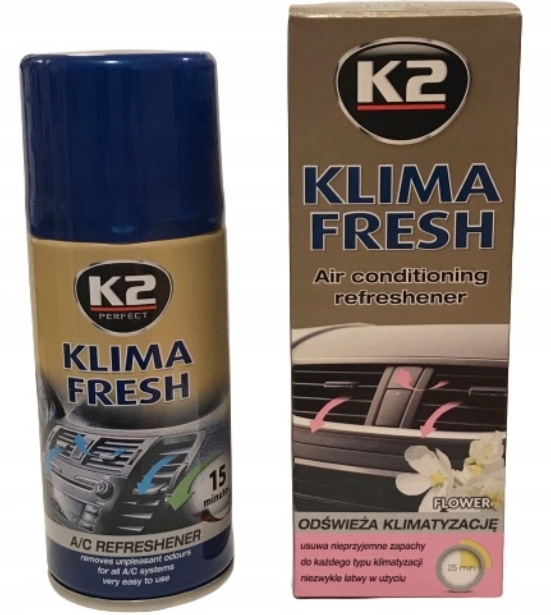 odświeżanie klimatyzacja KLIMA FRESH bomba flower