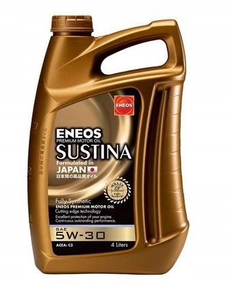 Масло 5W30 ENEOS SUSTINA 4L ACEA C3 / API SJ / SL / SM / SN