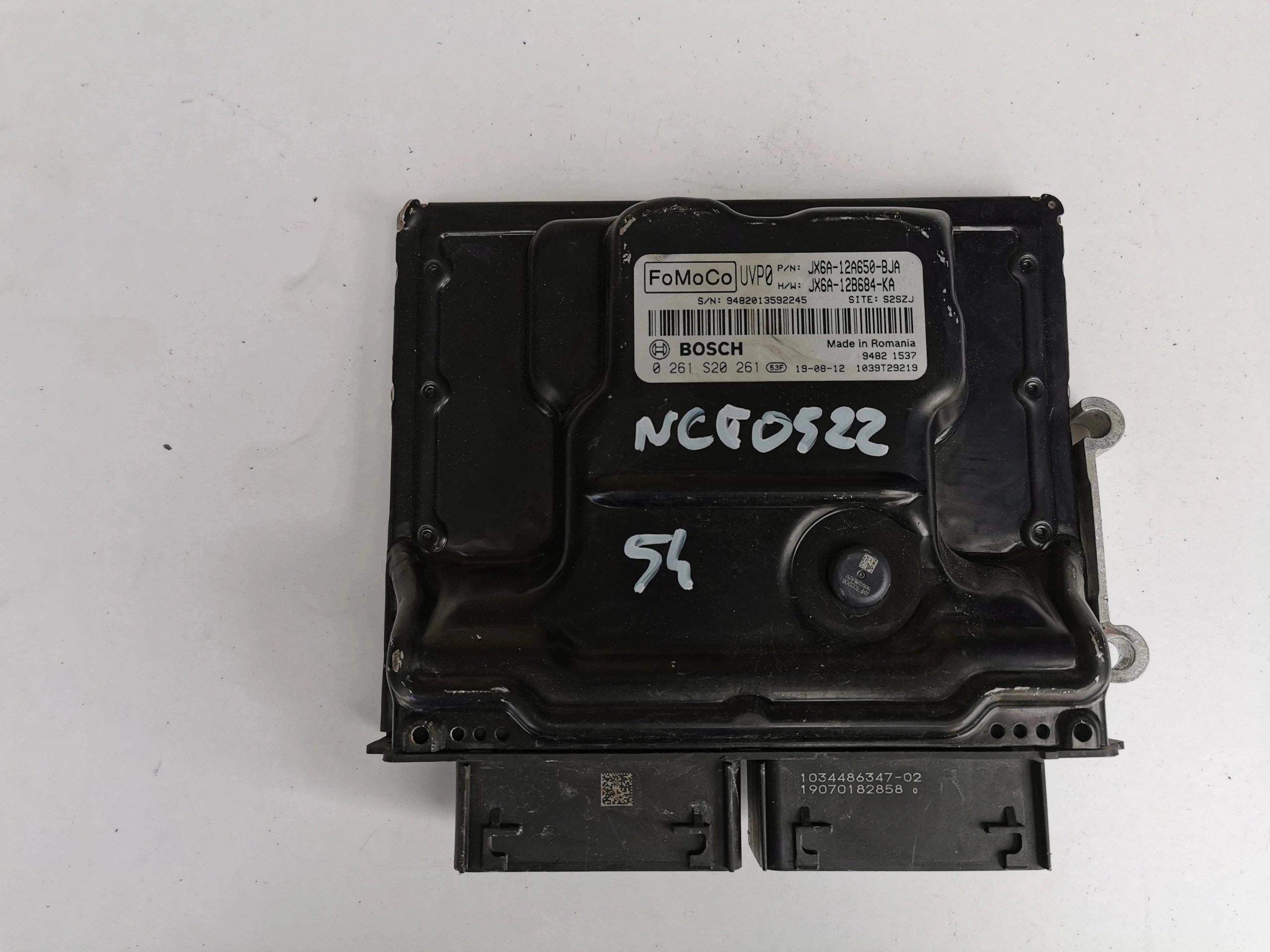 FORD FOCUS 1.0B 0261S20261 JX6A-12A650-BJA KOMPUTE