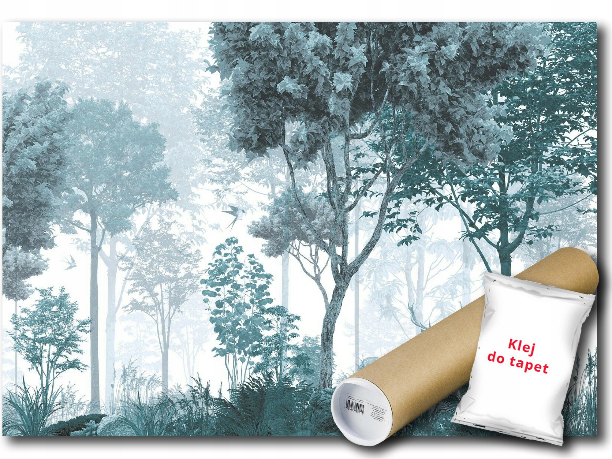 Vinylová Fototapeta Les Stromy Zvieratá 416x254