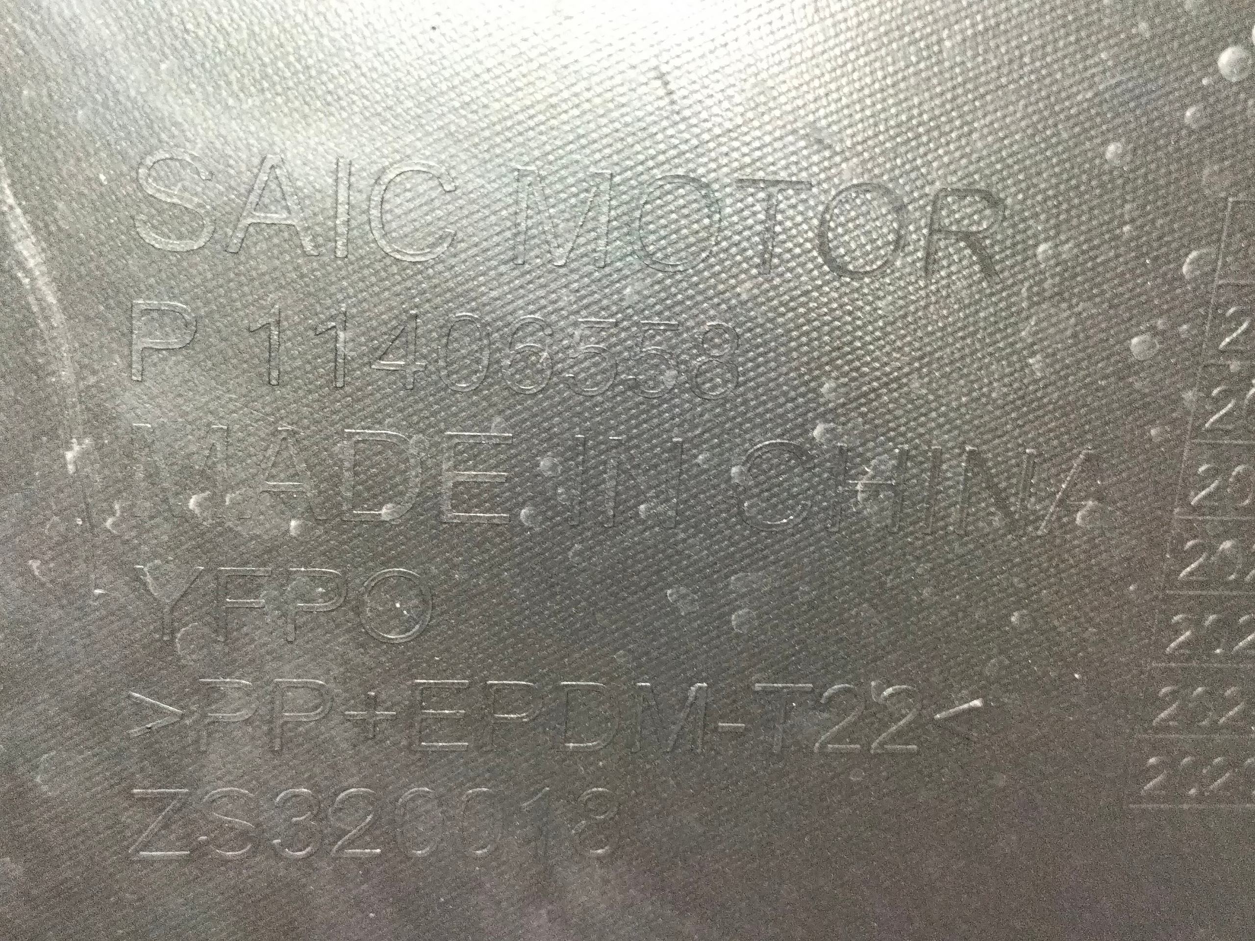 front bumper front MG ZS 2 II 24