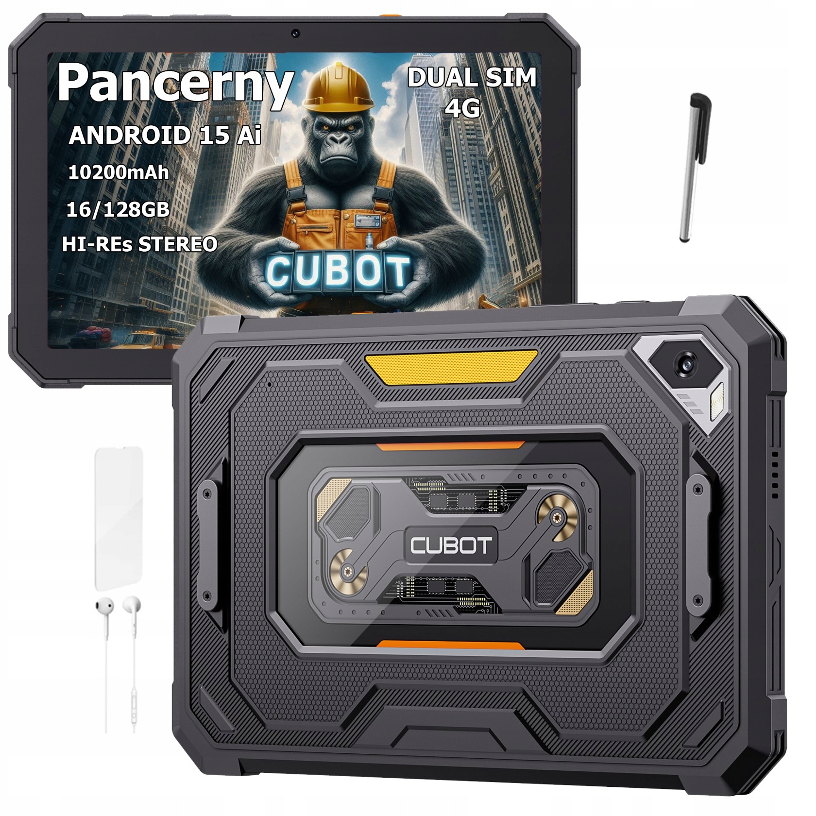 Zosilnený Pancierový Tablet Cubot Kingkong Tab Mini 8,68" Dual Sim Gps