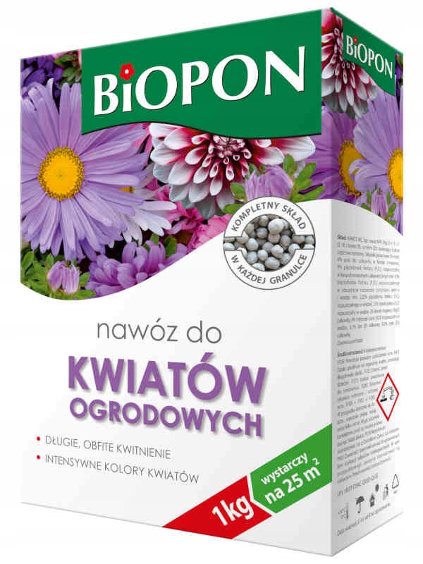

Biopon Nawóz do Kwiatów ogrodowych 1 kg karton