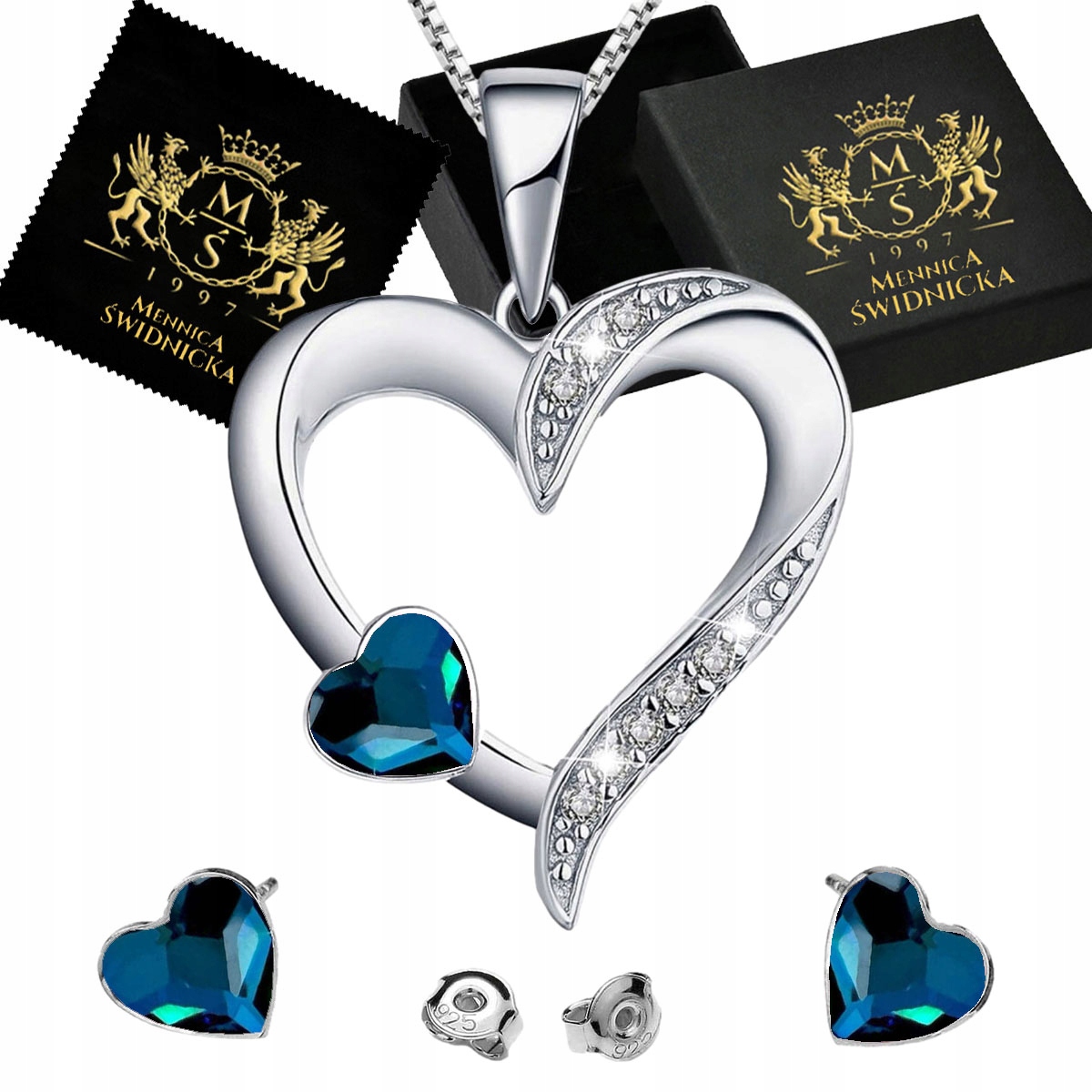 Sada stříbrných šperků Stříbro 925 Dámská sada na Dárek pro maminku