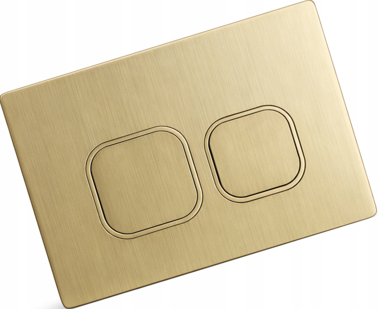 Splachovacie tlačidlo C7 zlaté pre Wc rošt Werit Jomo Tech Jomo