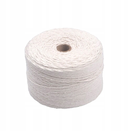 

Sznurek bawełniany biały 1000g 2mm