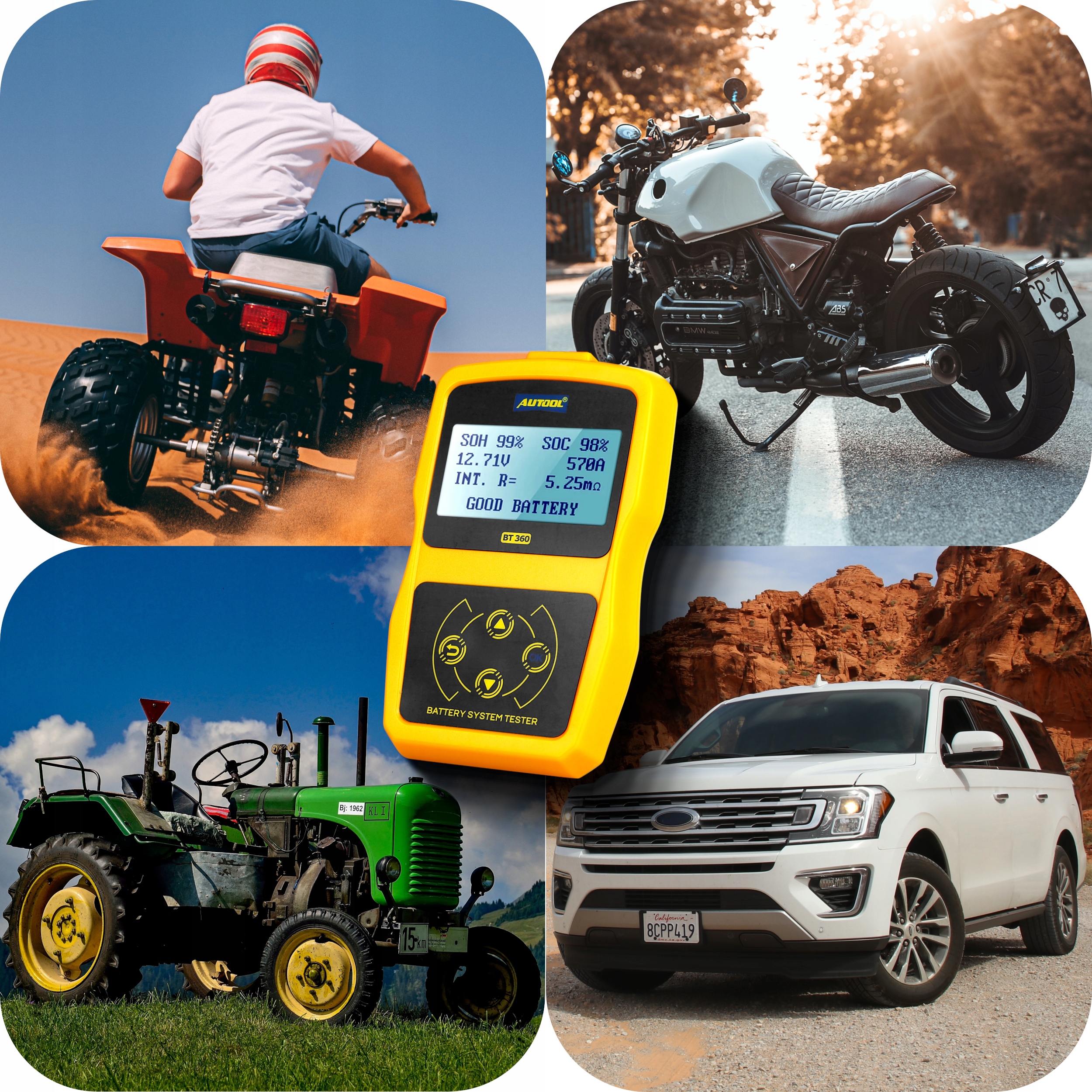 MIERNIK TESTER DO BATERII AKUMULATOROW 12V Brand Lamex