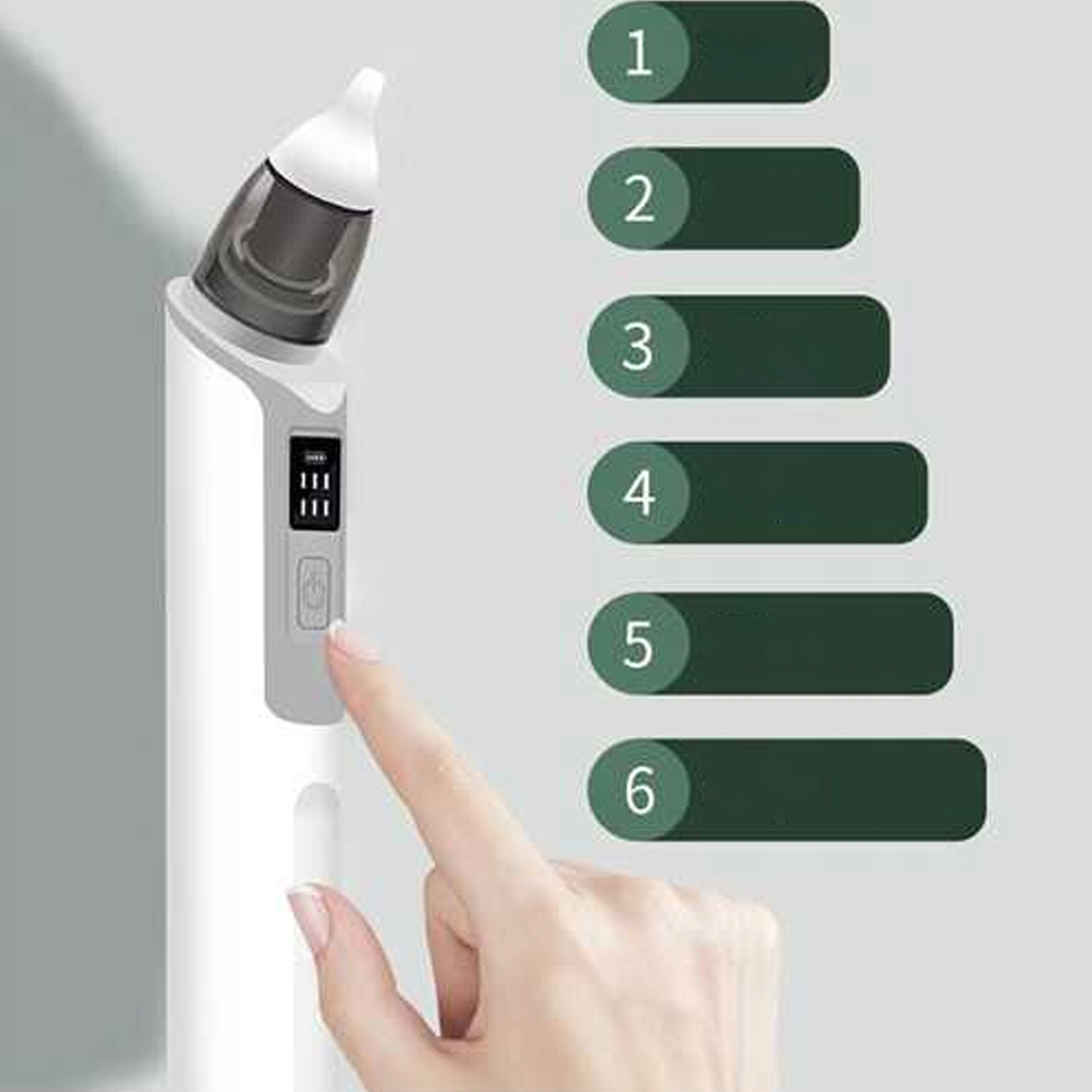 ASPIRATOR ELEKTRYCZNY DO NOSA ODKURZACZ KATARU DLA DZIECI DO KATARKU Model ZLY-018