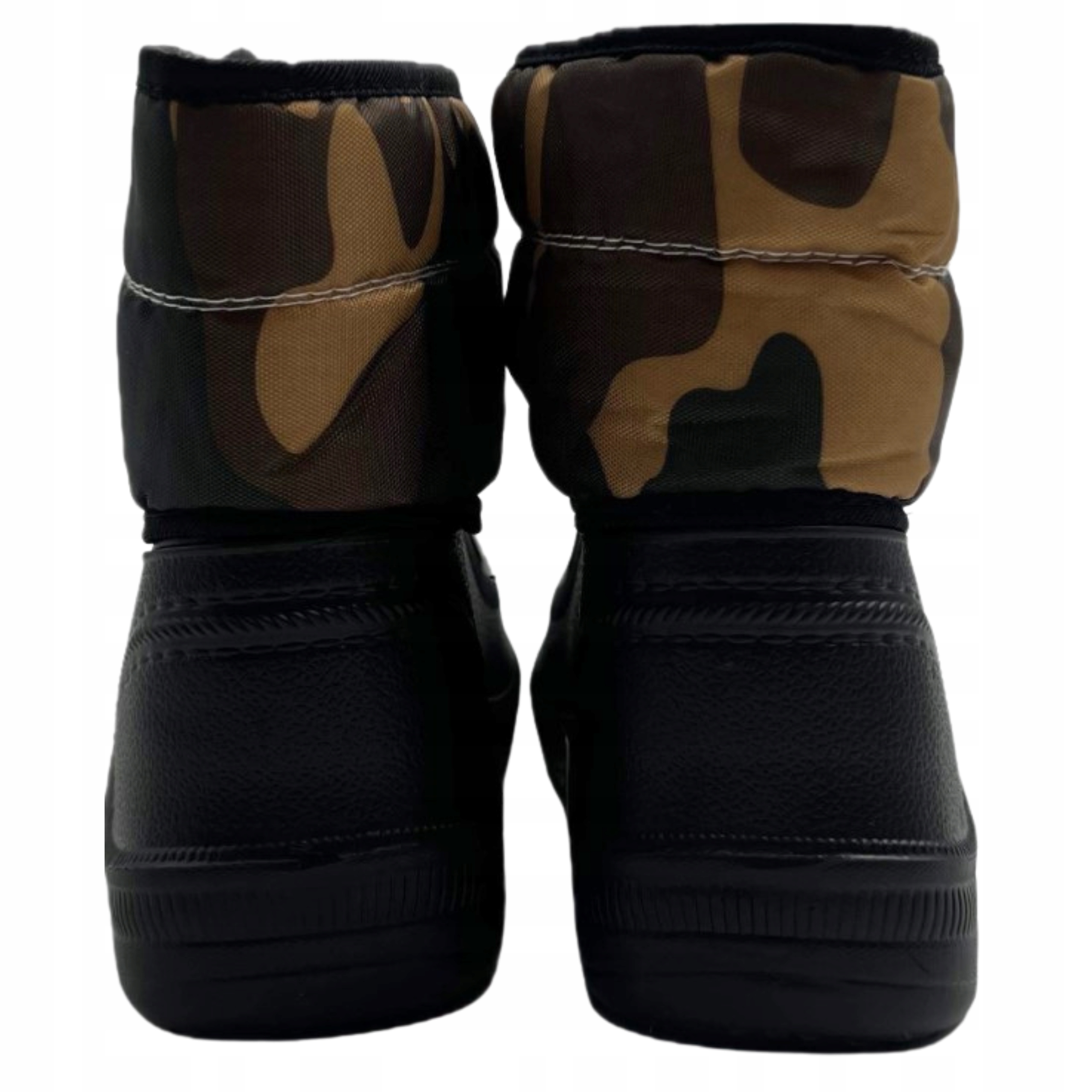 Kalosze Ocieplane Piankowe Na Rzep Śniegowce Zimowe Męskie Wysokie 44 Moro Długość wkładki 27 cm