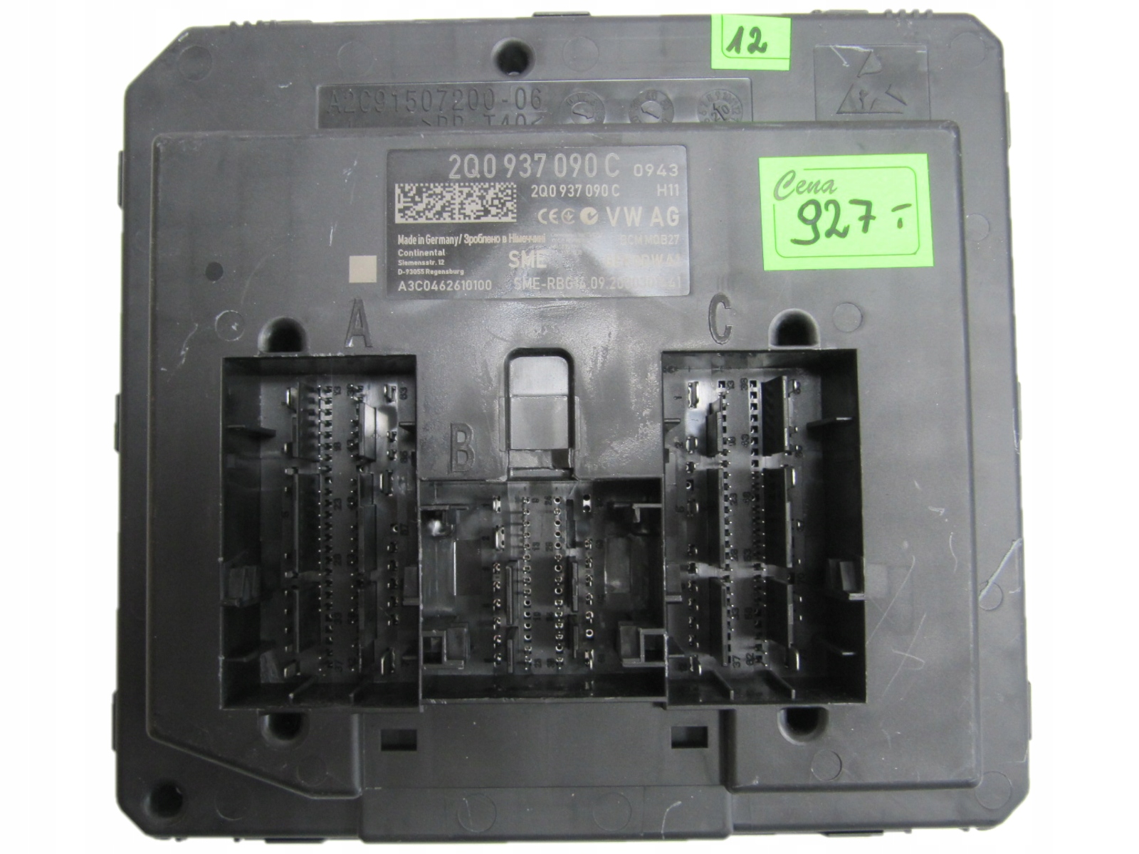 МОДУЛЬ КОМФОРТУ SEAT ШКОДА VWq0937090c A3c0462610100 BCM Mqb27