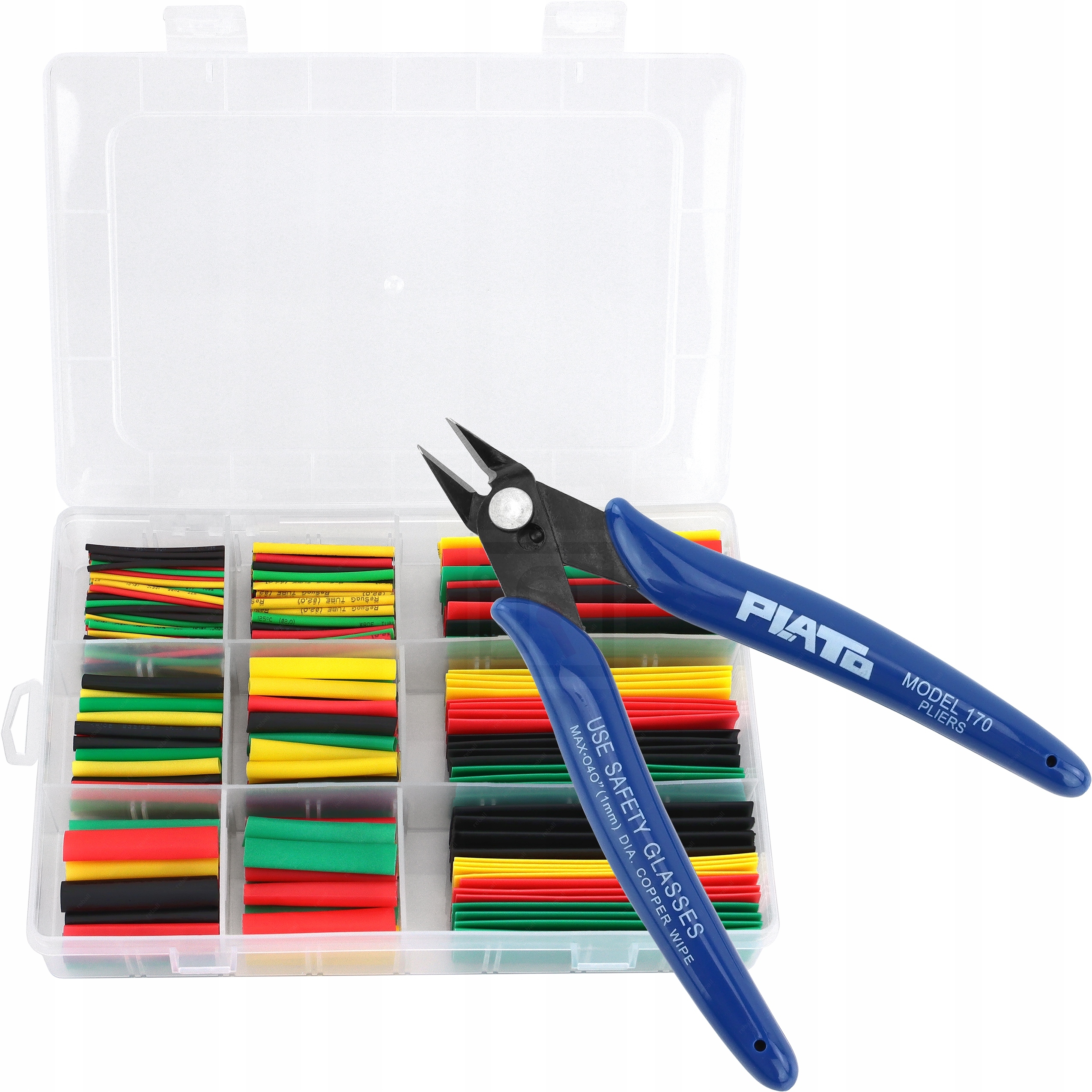 

Zestaw Rurki Termokurczliwe 328szt Szczypce