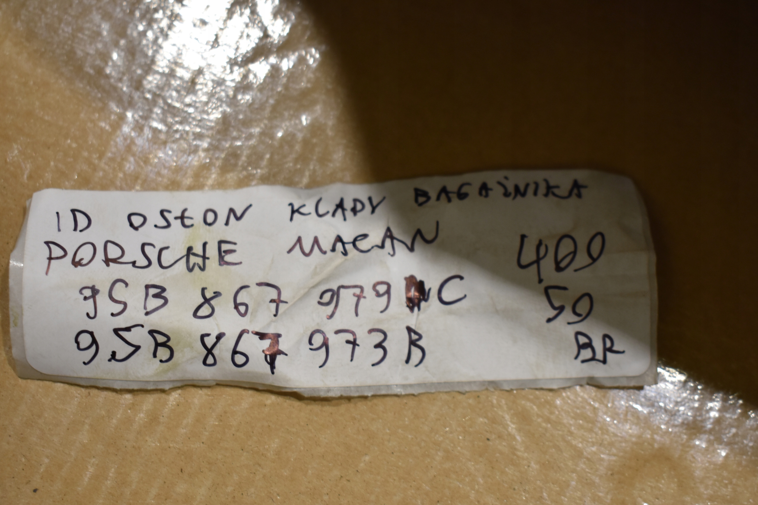 IDEALNA cover bonnet boot PORSCHE MACAN 1