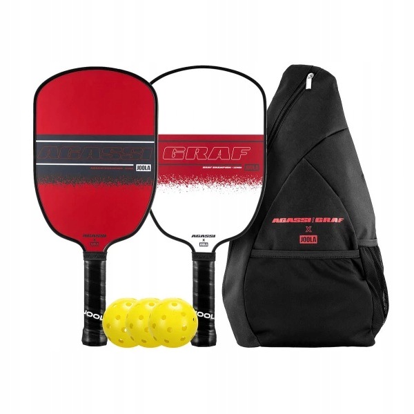 Sada pro Pickleball Joola Agassi Graf Champion 2 Rakety Míčové obal