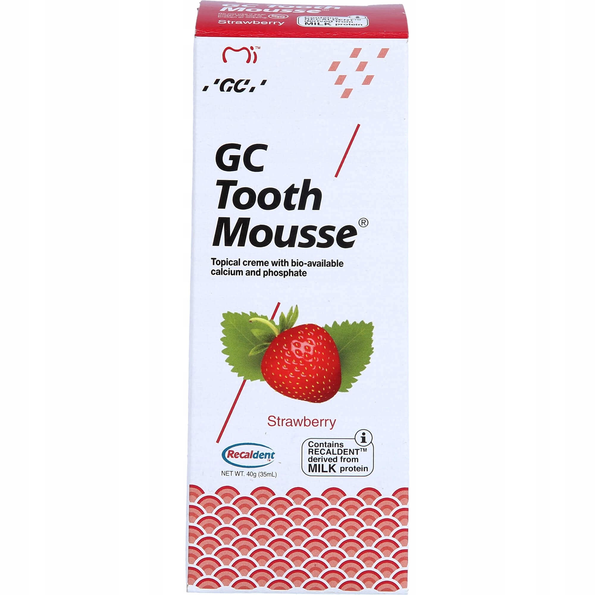 

Płynne szkliwo Gc Tooth Mousse truskawka 35 ml