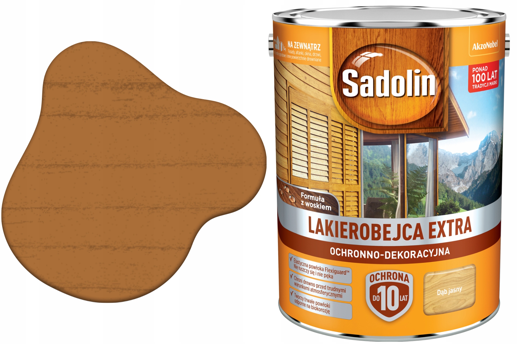 Sadolin Výkonná lakovací lazura na dřevo Extra Dub světlý 5L