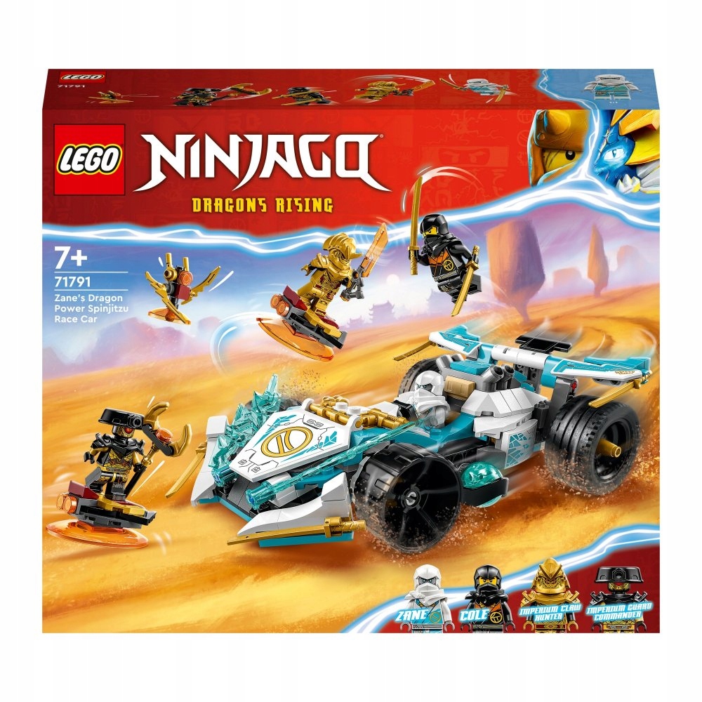 

Lego Ninjago Smocza moc Zane wyścigówka 71791