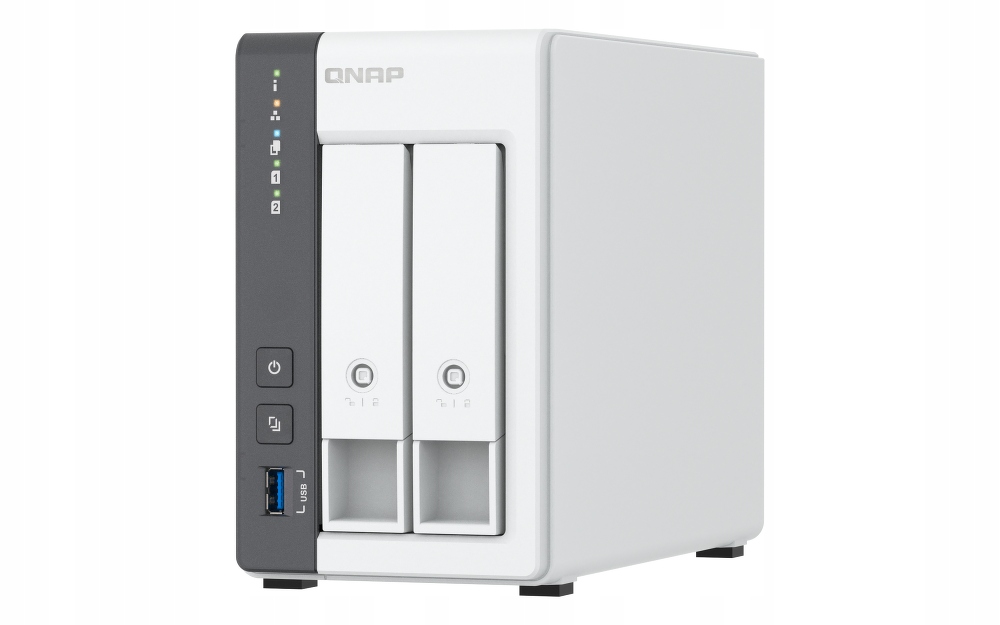 Qnap TS-216G 2-zátokový Nas server, Arm, 4GB Ram, 1x 2,5GbE RJ-45, Tower