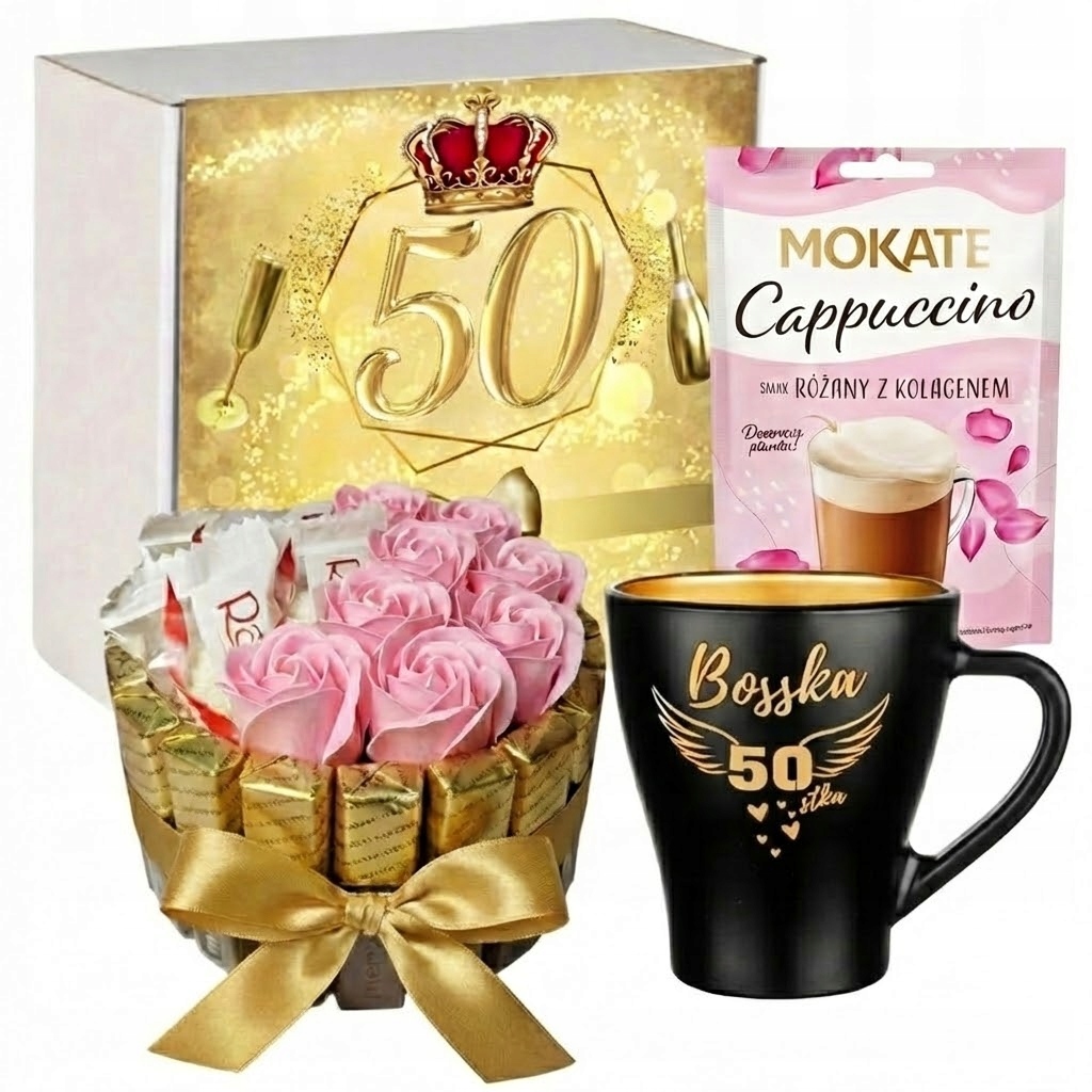 na 50 Urodziny Dla Kobiety Zestaw Prezentowy