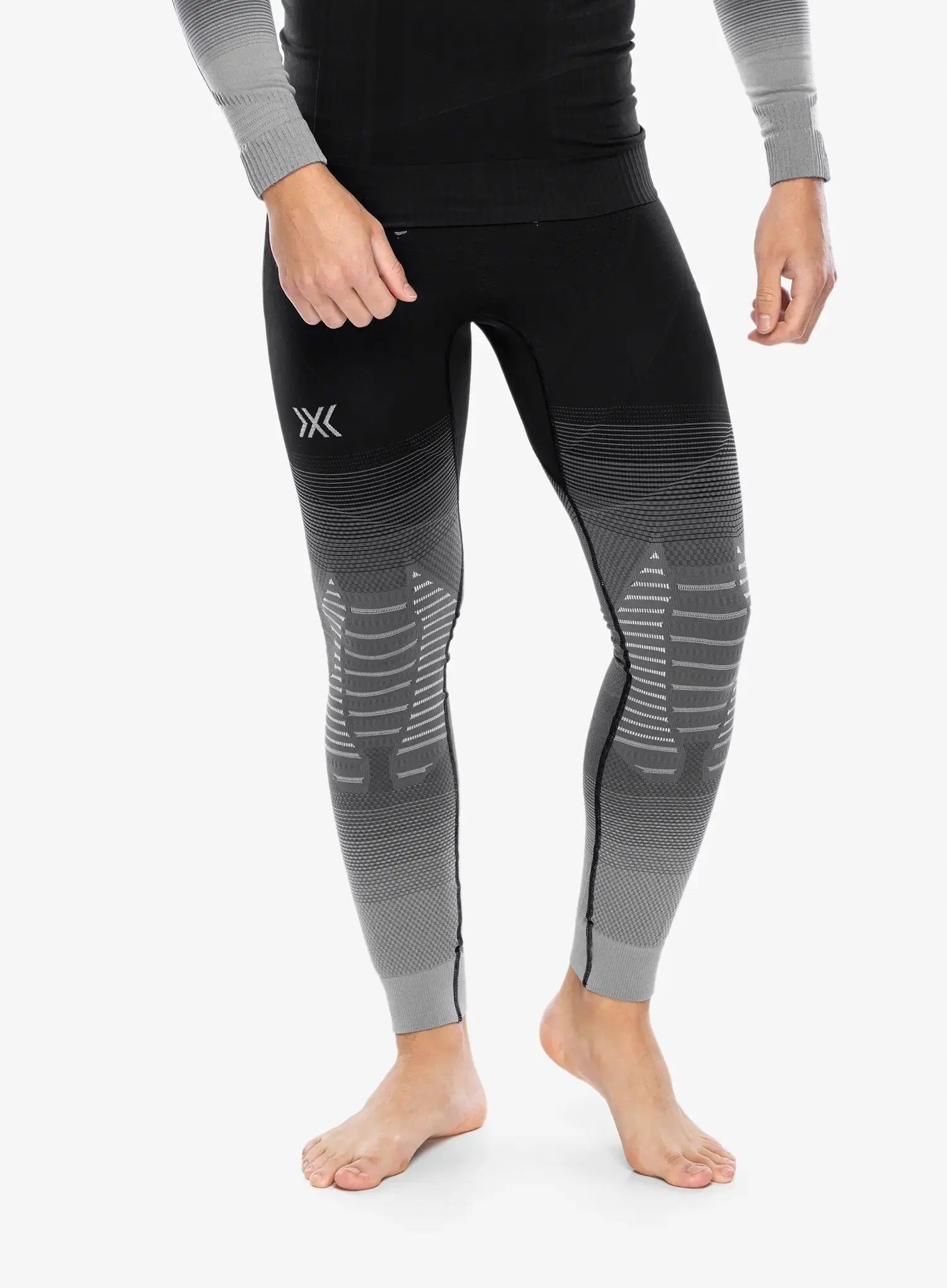 Termoaktivní legíny X-Bionic Invent Fx Pants černá/šedá/světle šedá XL