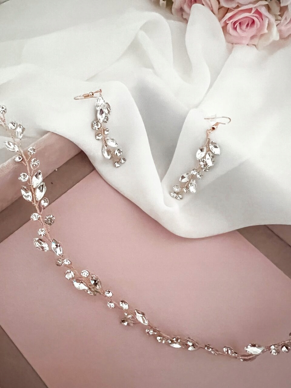 Kolczyki Gentle Rose Gold Marka bez marki